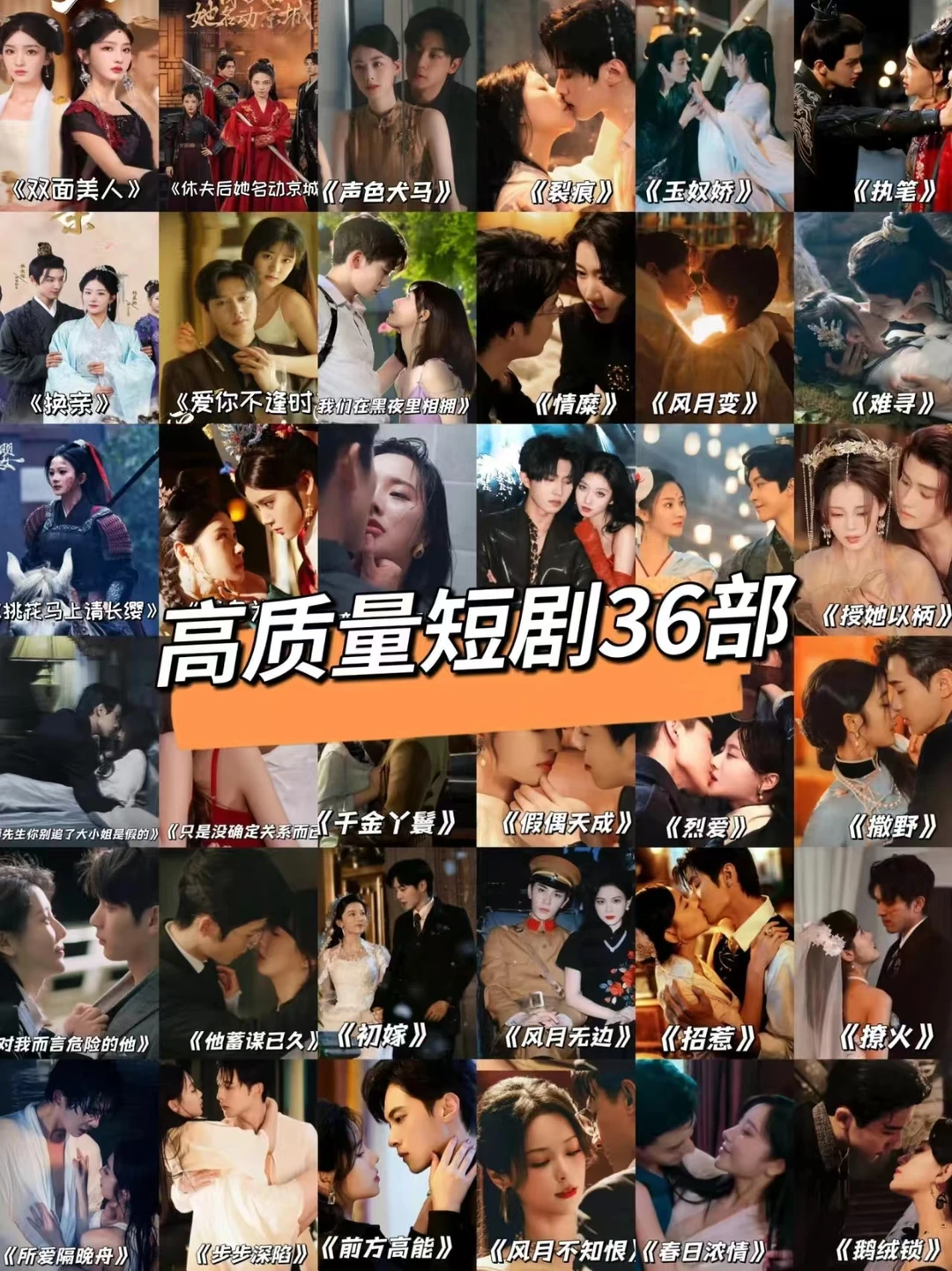 小众但高质量短剧合集🔥电视剧分享