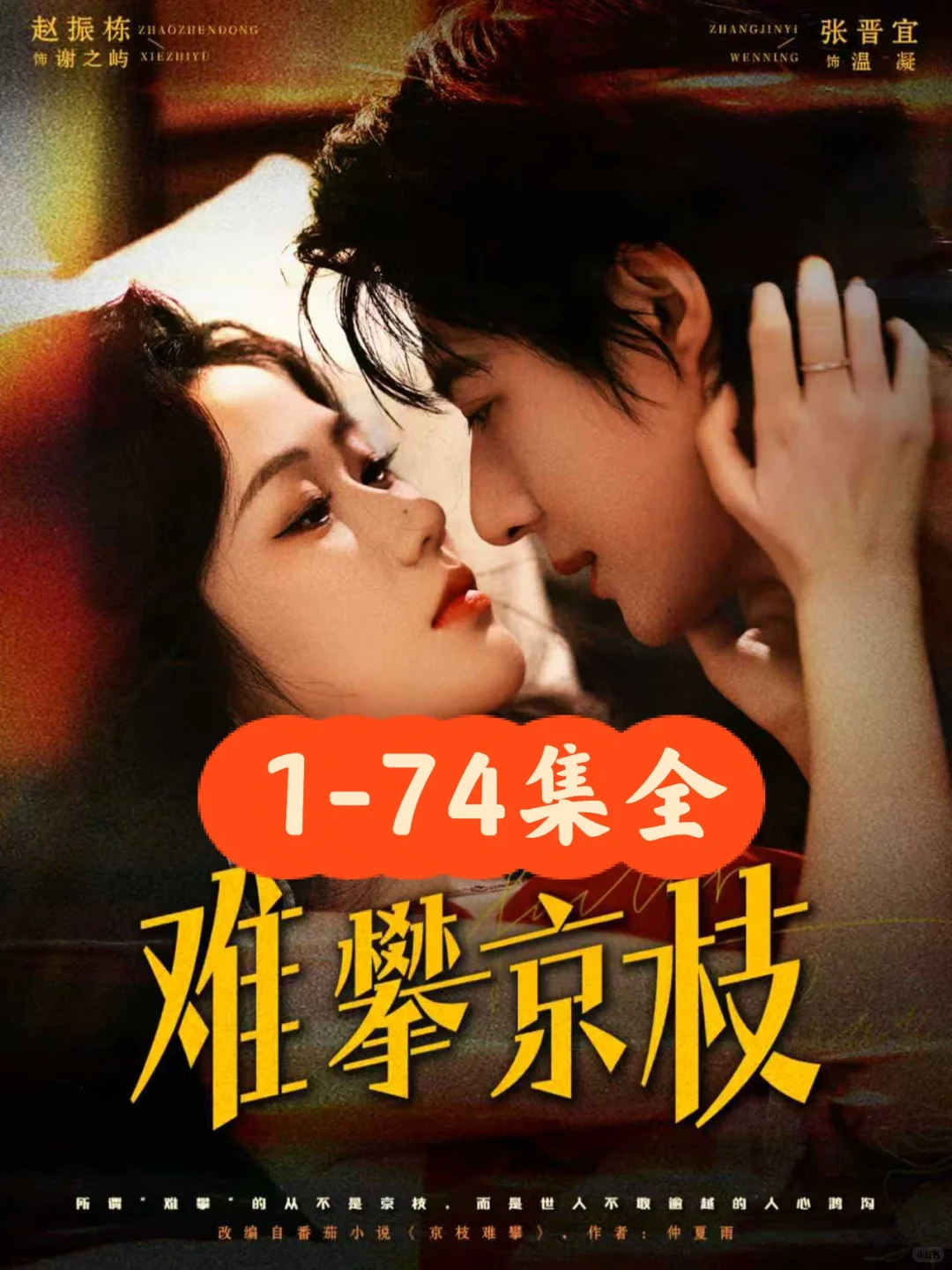 赵振栋❤️张晋宜《难攀京枝》74集完整版
