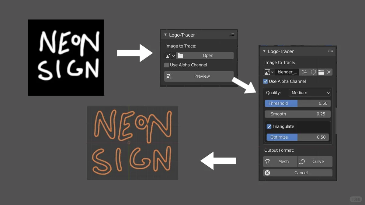 一键生成3D标志！Logo建模神器🔥
