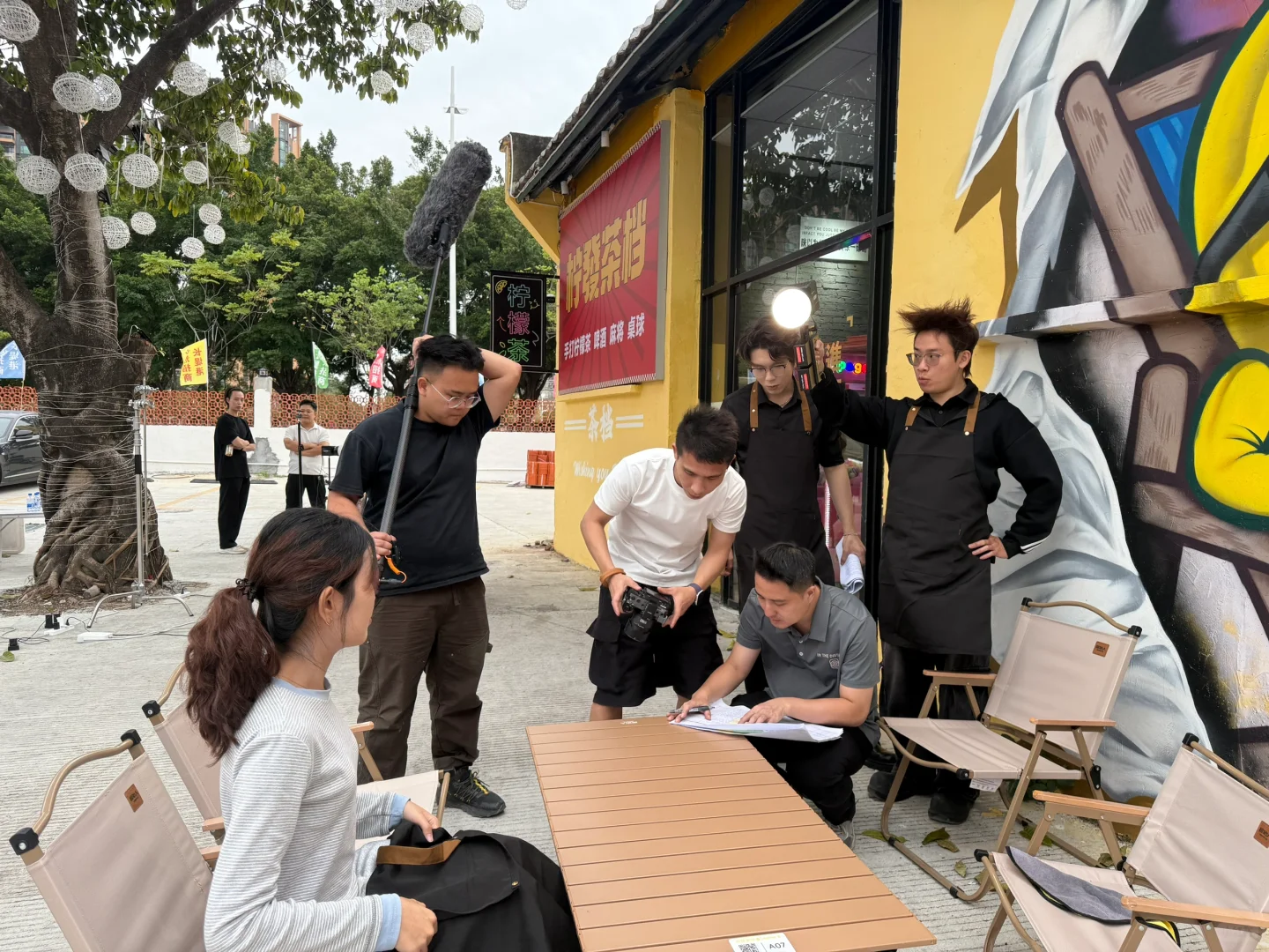 番禺市桥拍短剧啦!开机仪式11.11