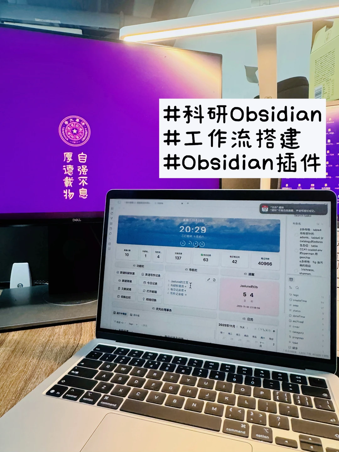清华读博J人|搭建科研Obsidian要点分享