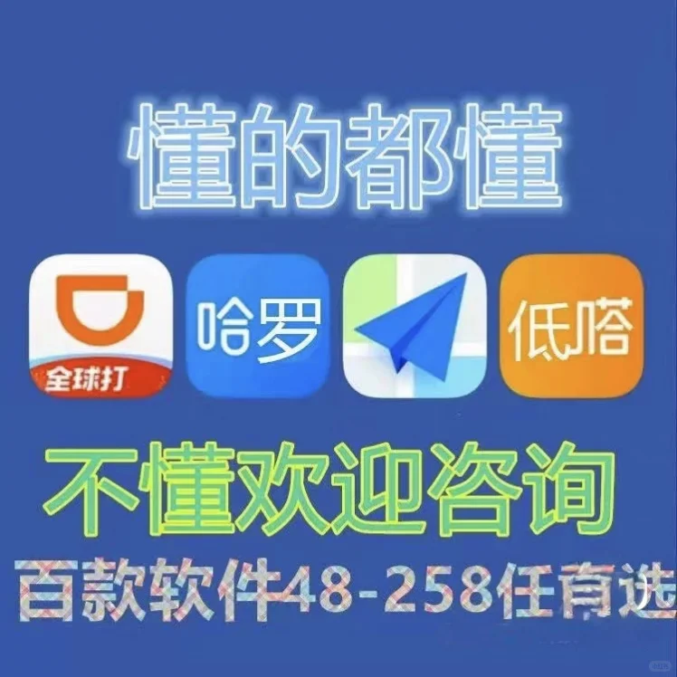 滴滴，高德，花小猪，哈啰，嘀嗒，所有辅助