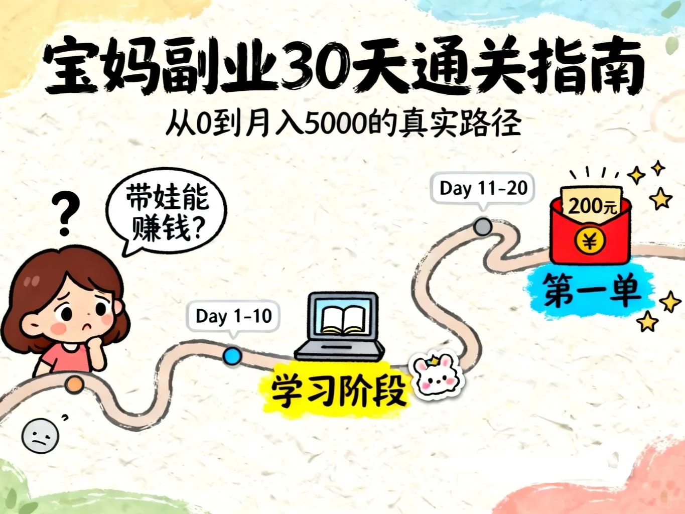 宝妈别困在朝九晚六！我靠这个找到自我节奏-夜雨聆风