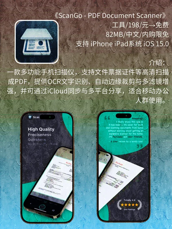 12月 01日 iOS 限免 APP，¥1072→免费