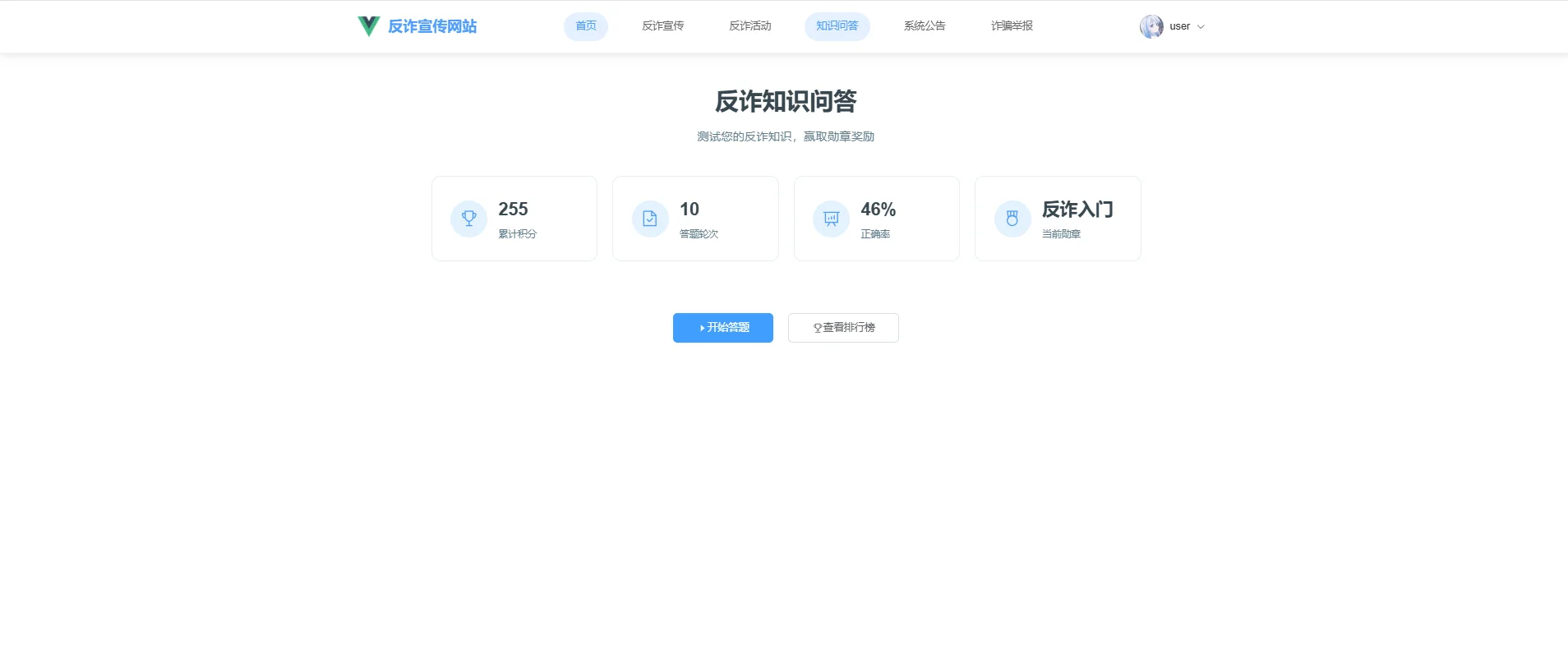 基于SpringBoot+Vue的反诈宣传系统-夜雨聆风