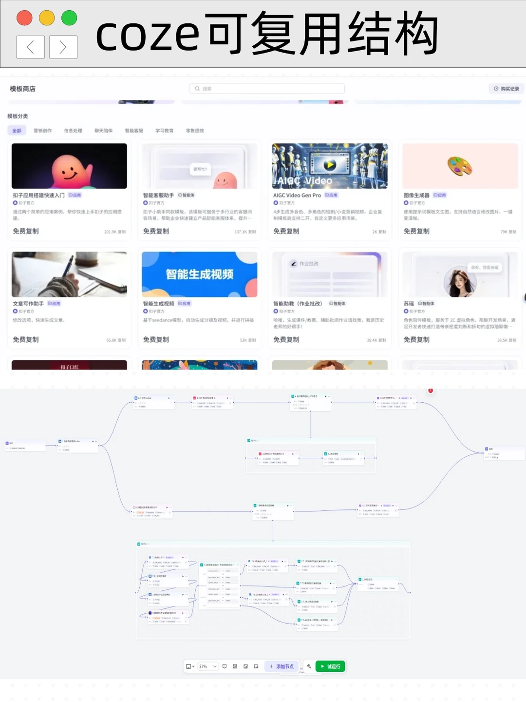 AI新人别瞎卷！定制Coze工作流解放你的双手-夜雨聆风