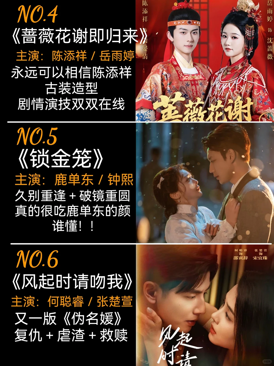 近期高质量热播精选短剧推荐🔥🔥🔥