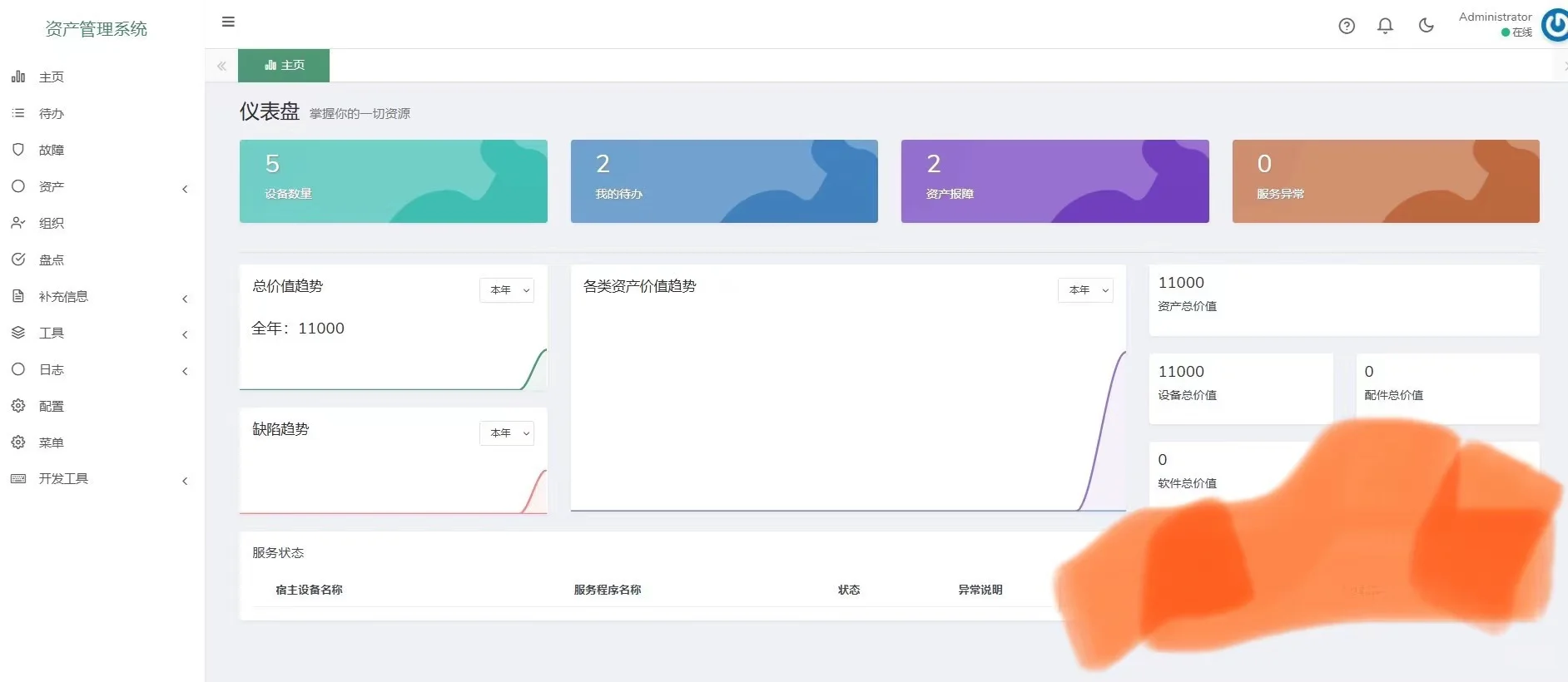 资产管理系统程序、源码