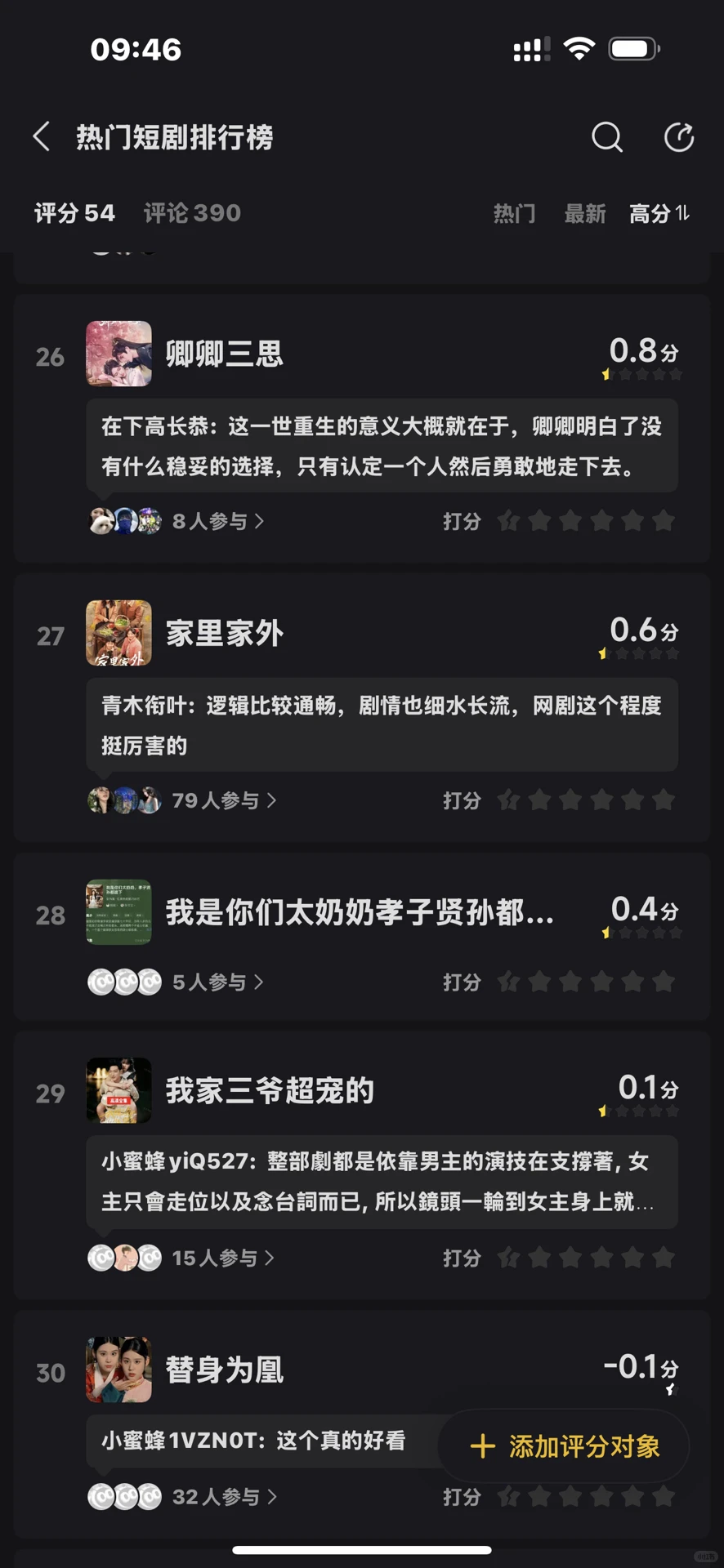 热门短剧排行榜来啦 有无你最爱的短剧