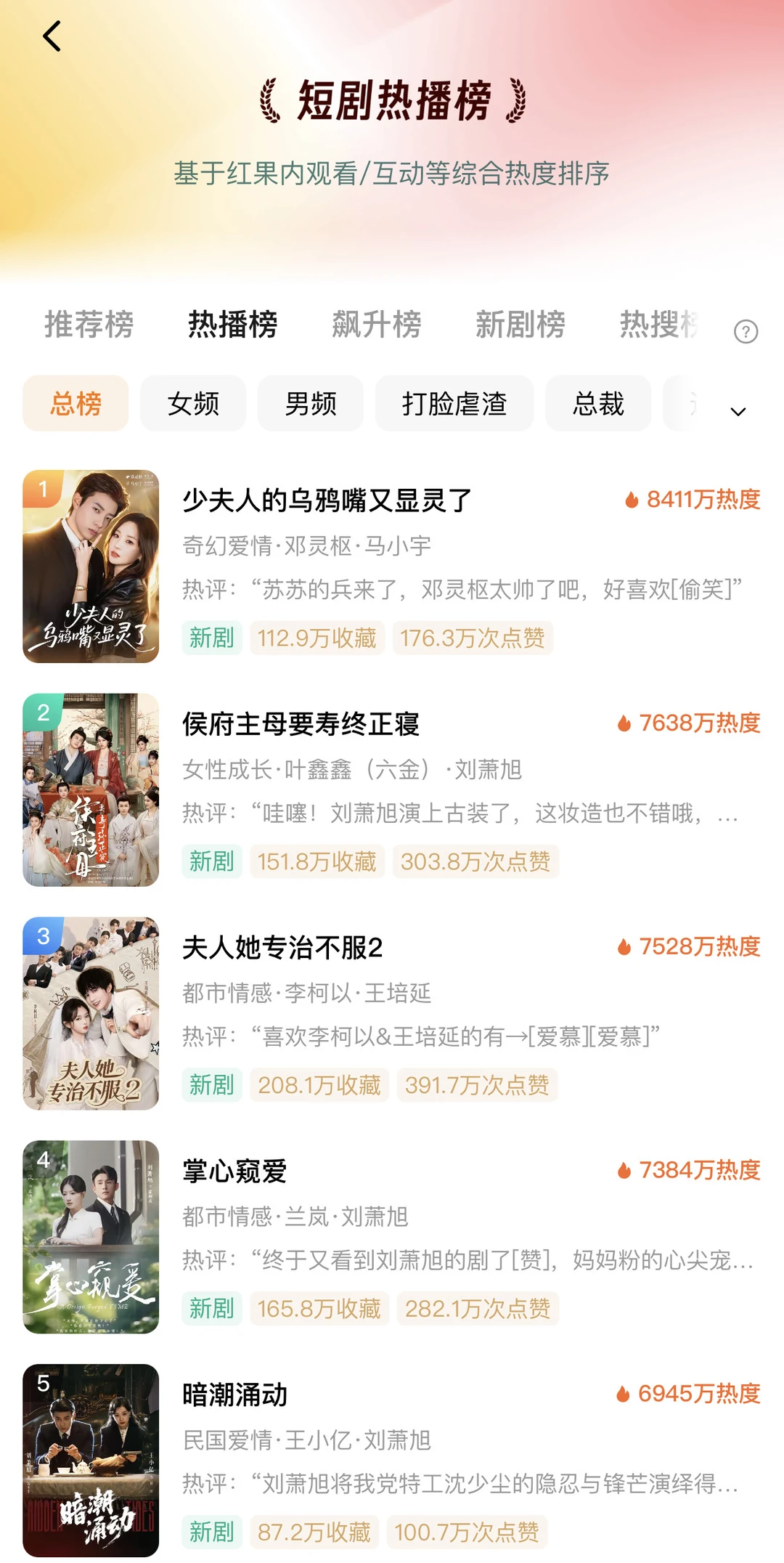 以为《暗潮涌动》播出就会干到第一☝🏻