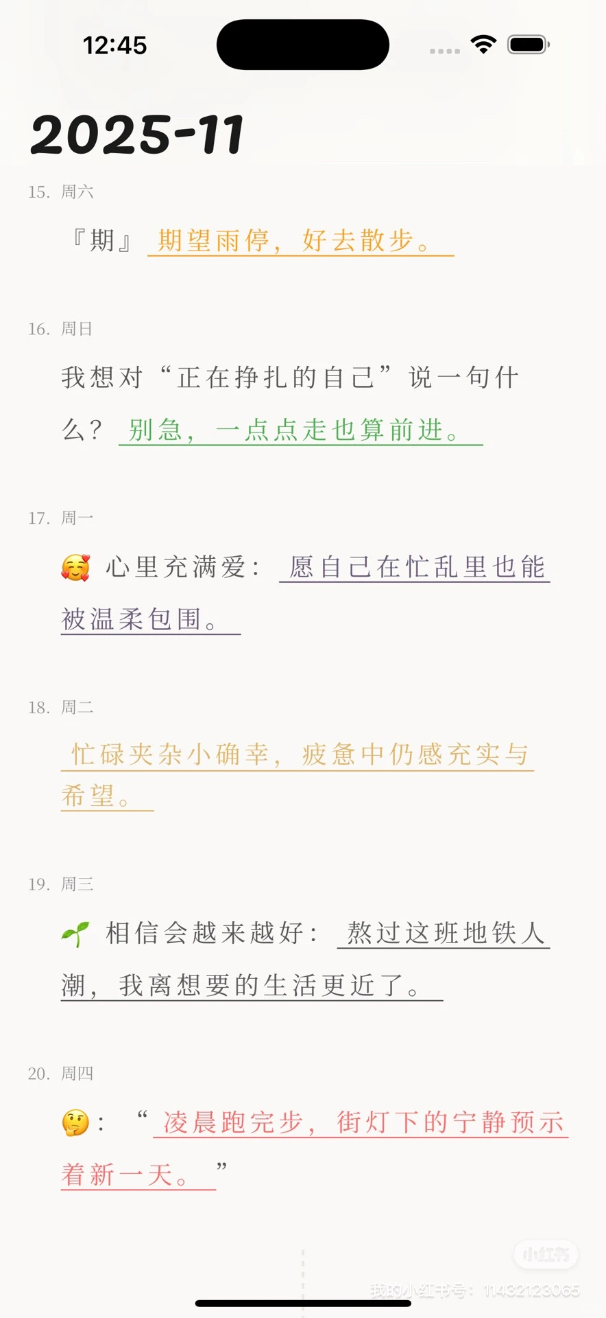 避免看自己日记的尴尬感，我做了这个 APP