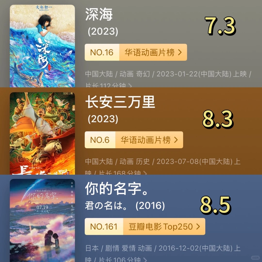 我真的太爱动漫电影了！！！