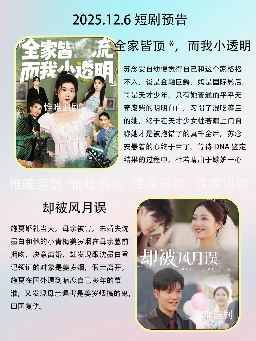 12月6短剧预告