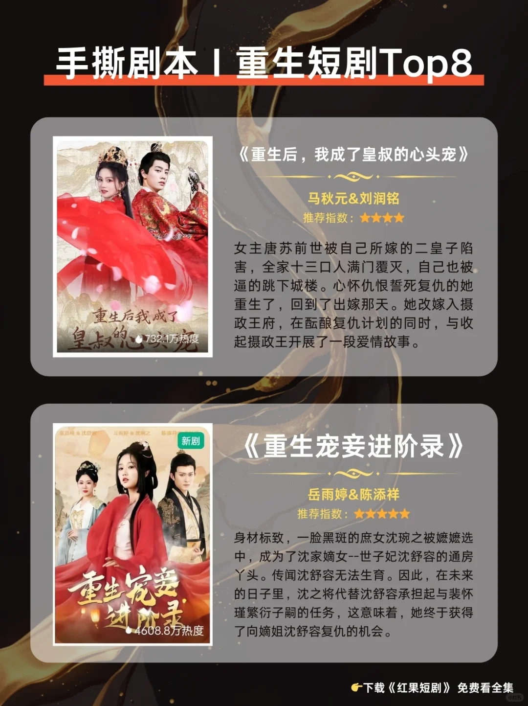 逆天改命!必看重生短剧TOP8🌟