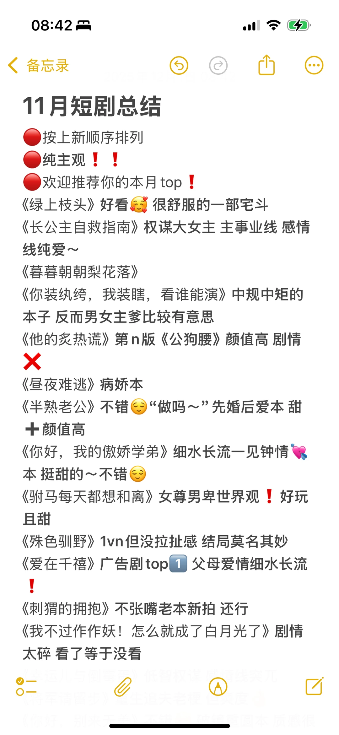 11月短剧总结‼️(刻薄娱乐版内涵娱乐颁奖)