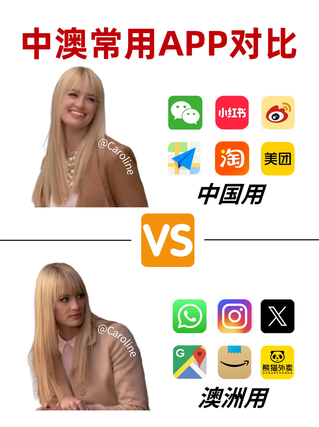 全网蕞全中澳常用app对比!!