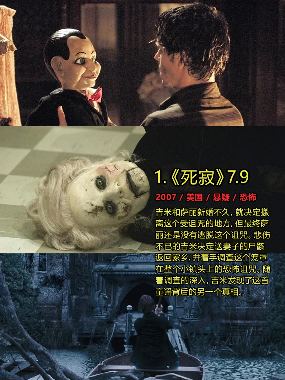 10部高分恐怖片！！惊恐来袭！！💀⚠️