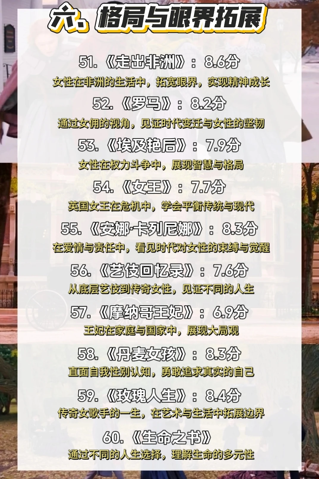 女生去狂刷这60部电影，脑子真的会变快