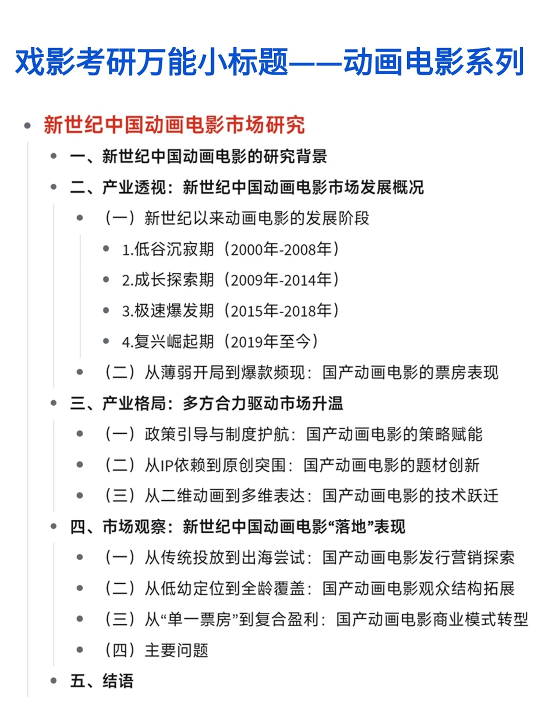 我真的超会写戏影论述小标题—动画电影系列