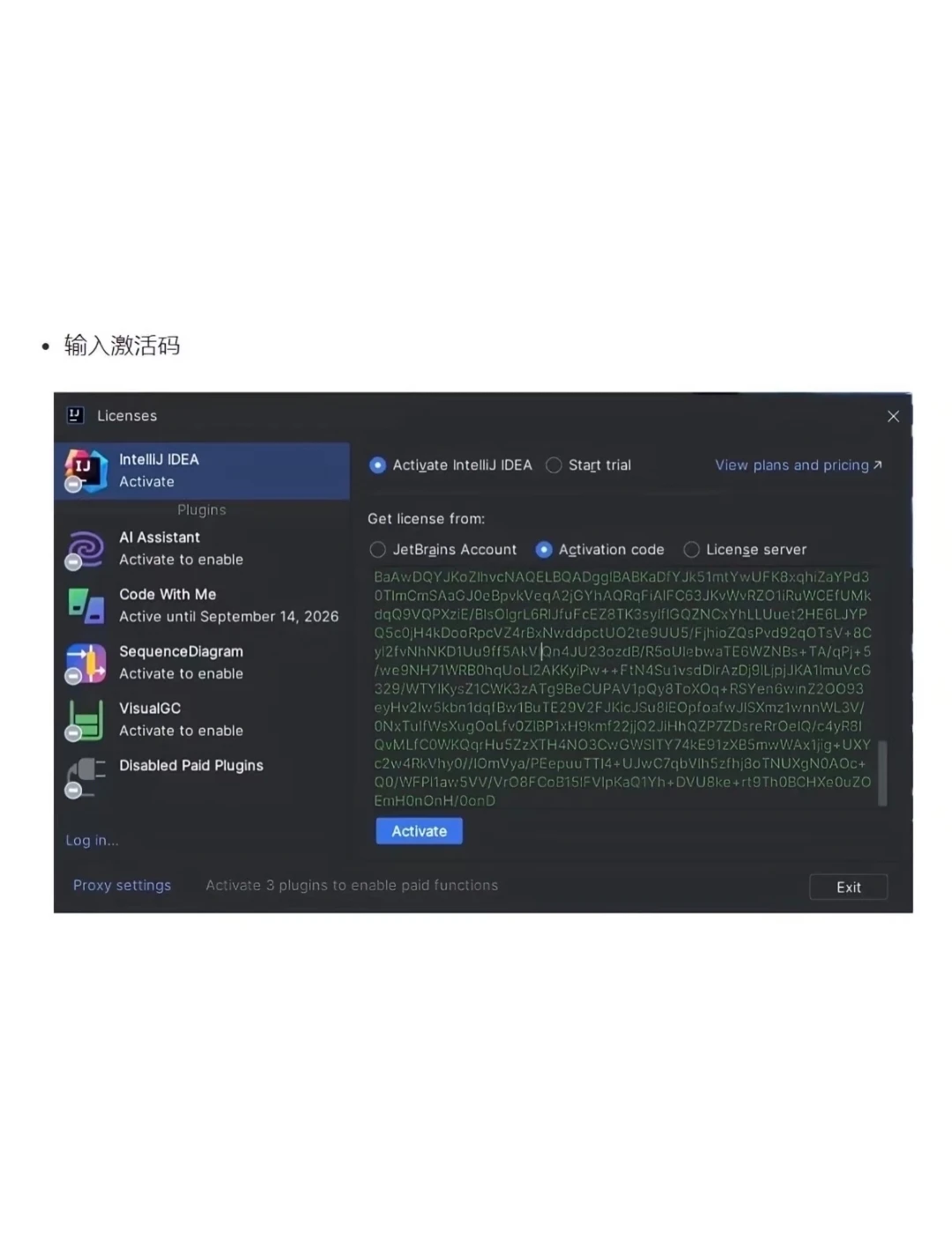 2025idea安装带激活码一次激活，永久使用