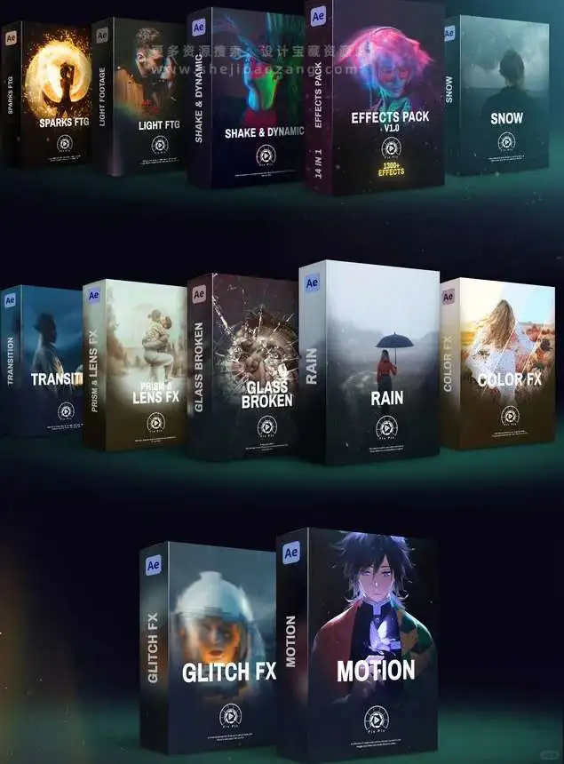 AE/PR汉化插件 AtomX扩展脚本预设包38套合