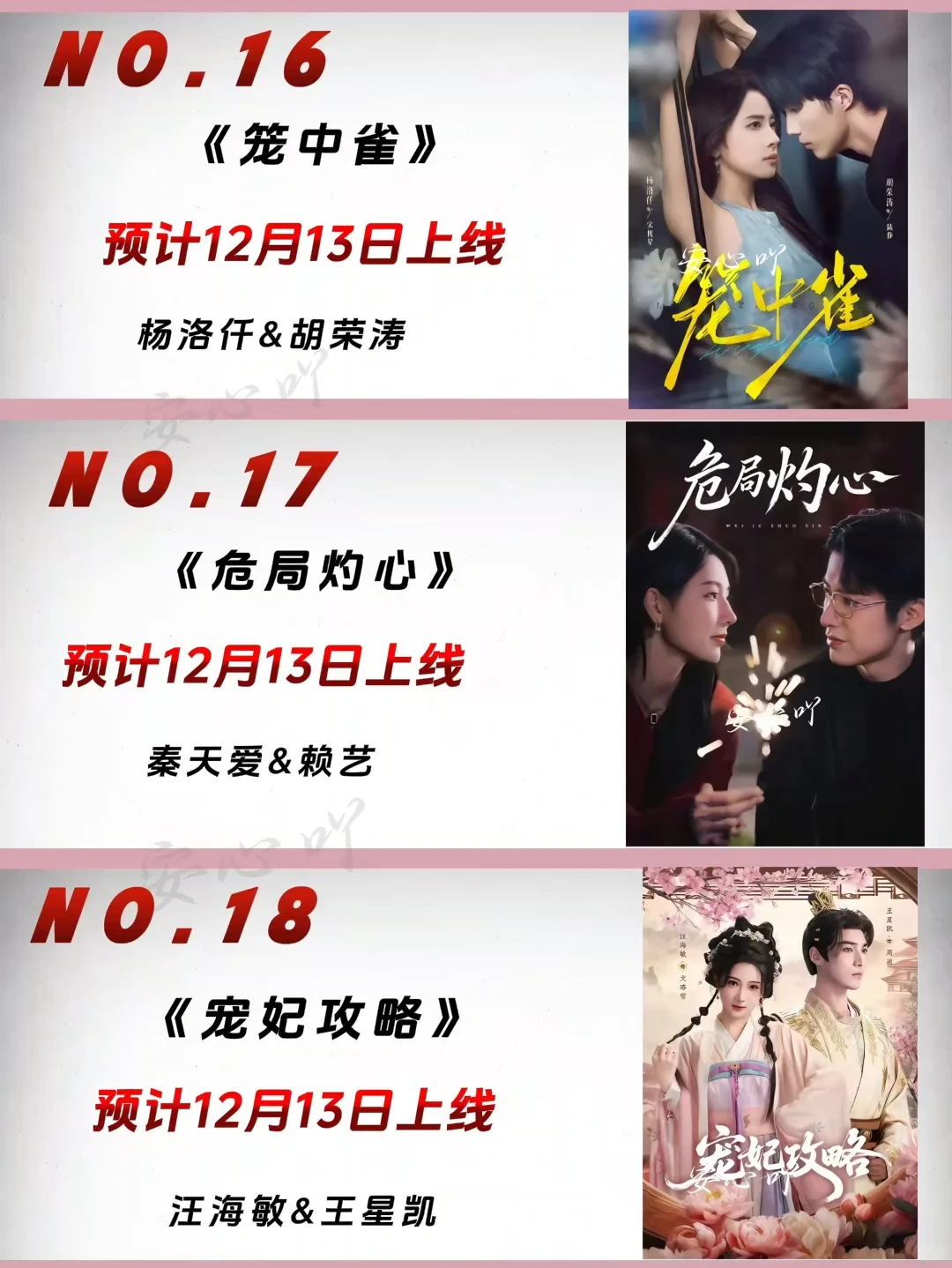 12月待播短剧大全