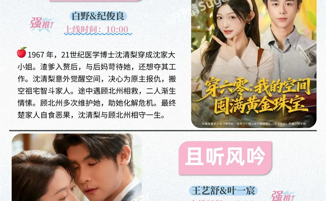 短剧预告 | 12月7日热门短剧上新推荐！