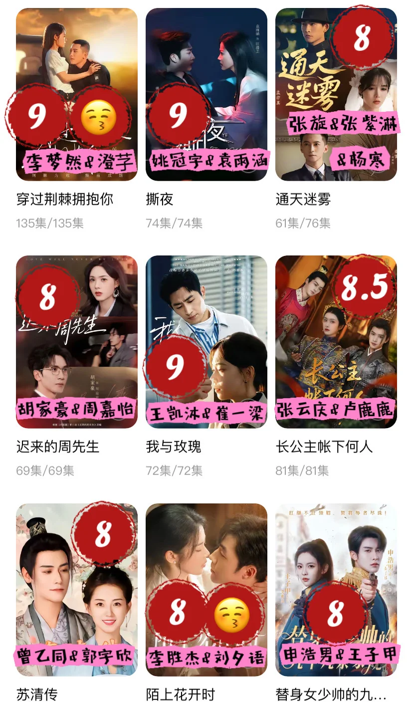 攒了好久,短剧评分个人向(二)