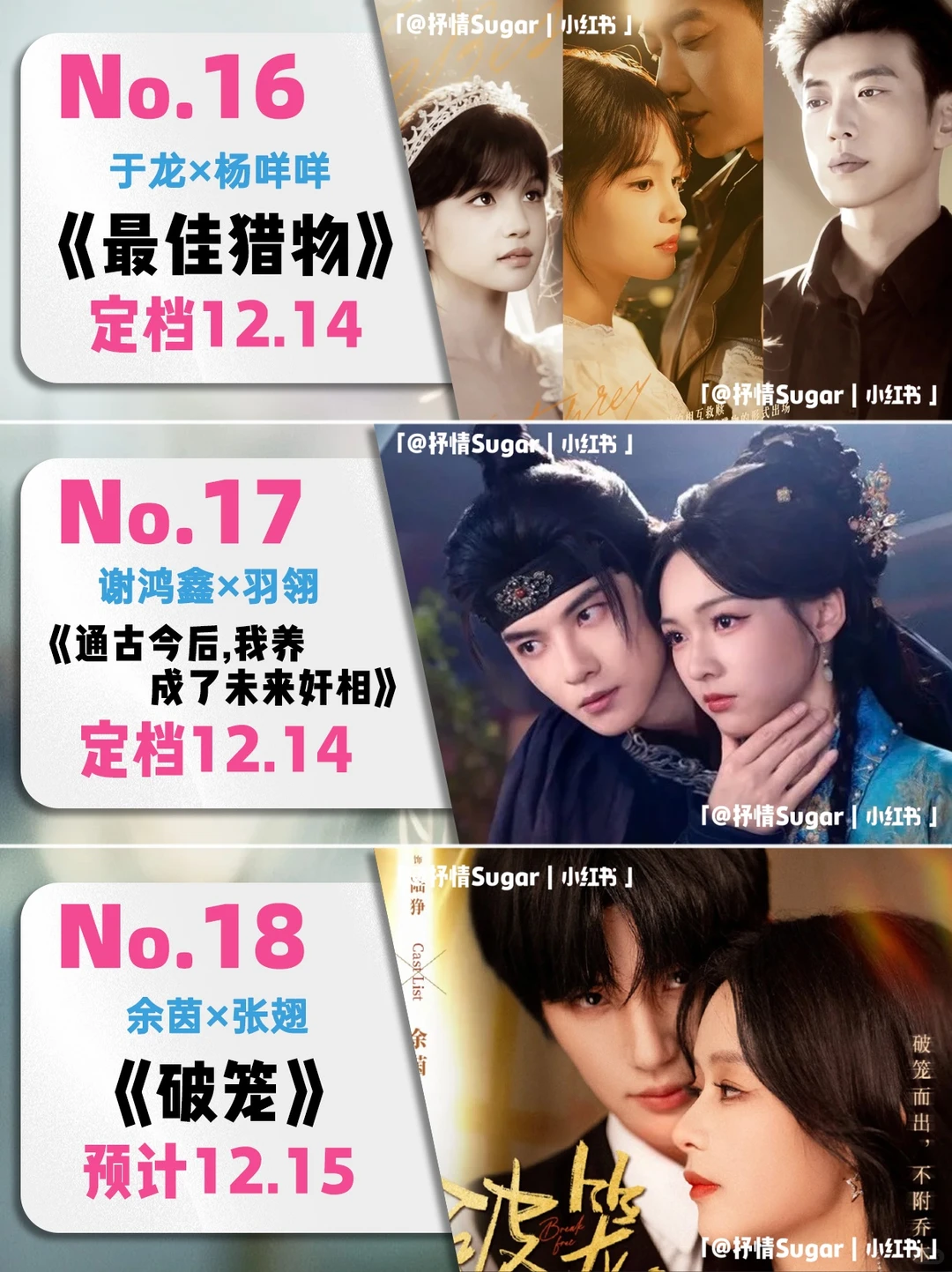 12月定档短剧第二弹!这阵容可太顶了!🌟