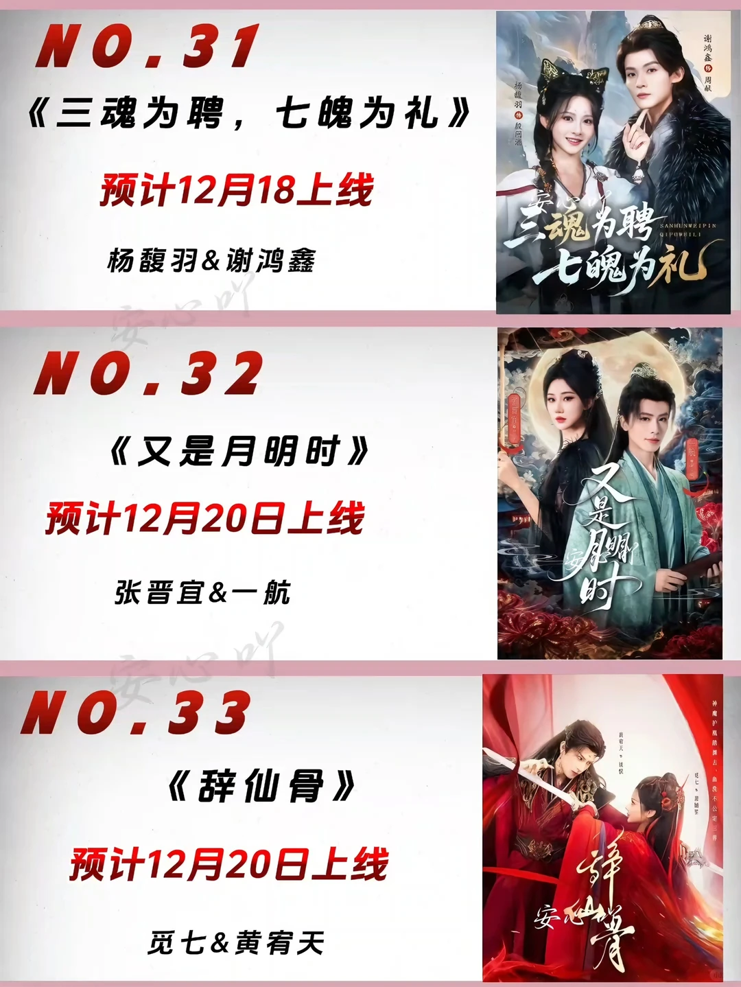 12月待播短剧大全