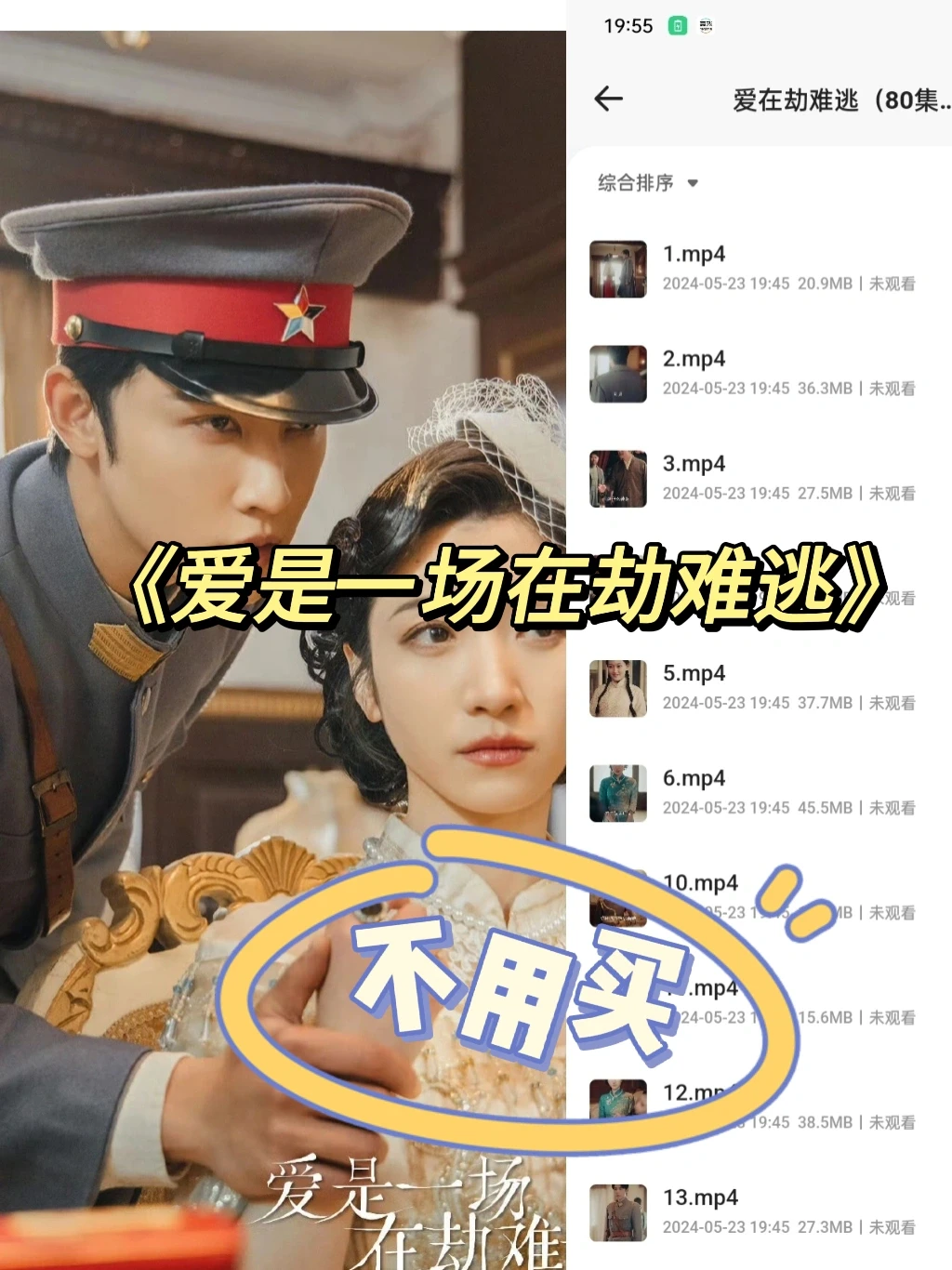 【爱是一场在劫难逃】80集免费👀