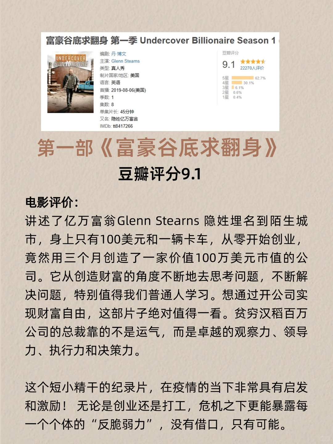 🔥提高财智和洞察力|5部必看经典电影❗