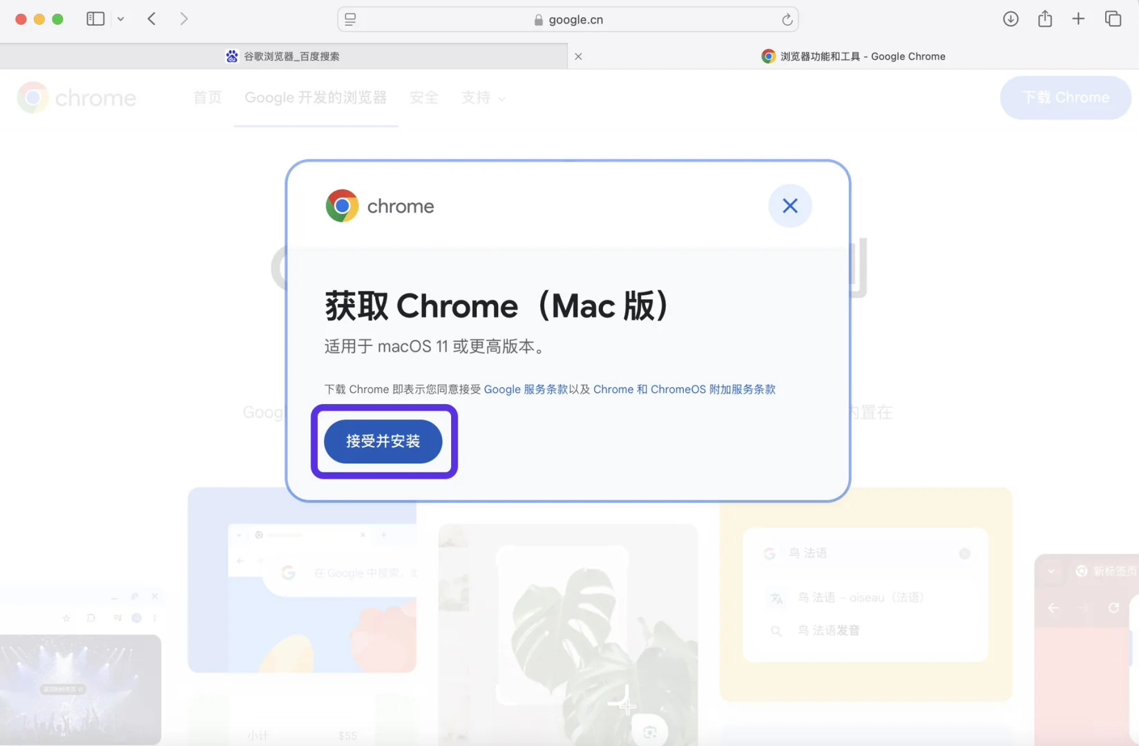 仅需2分钟，从官网下载安装Mac版谷歌浏览器