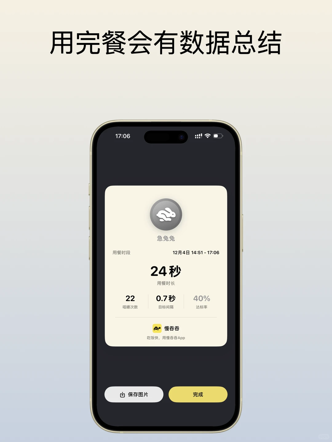 一款能让你立马细嚼慢咽的超级神器~