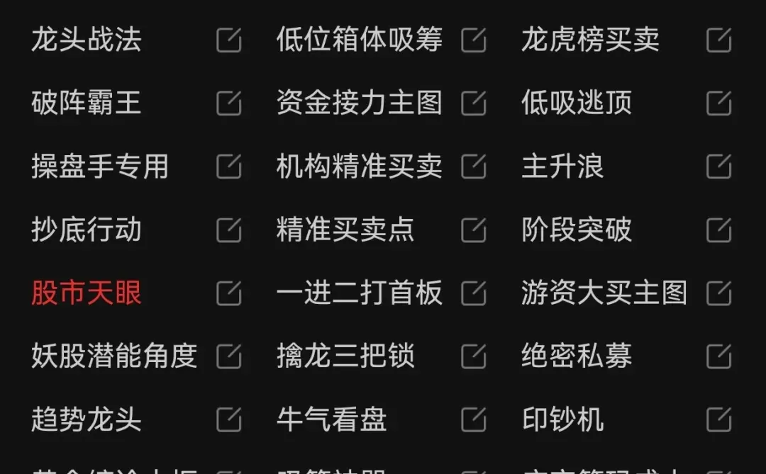 通某信指标合集,无偿分享!-夜雨聆风