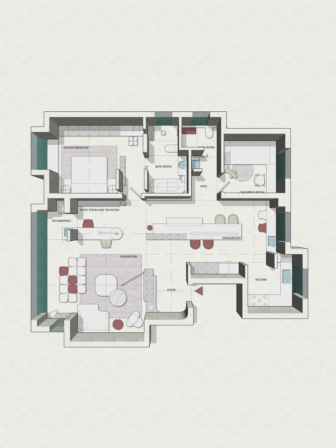 3D立体彩平，彩平图神器