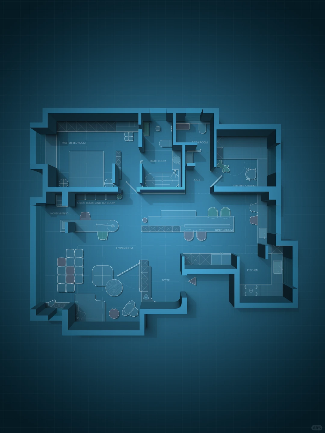 3D立体彩平，彩平图神器