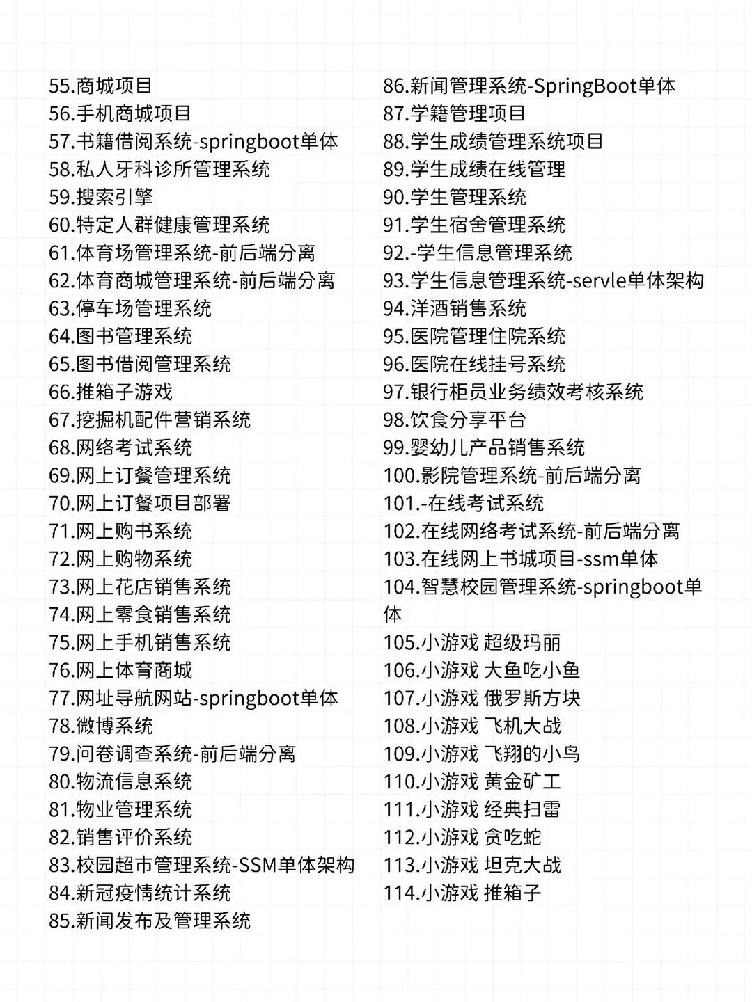 Java毕设项目 源码分享