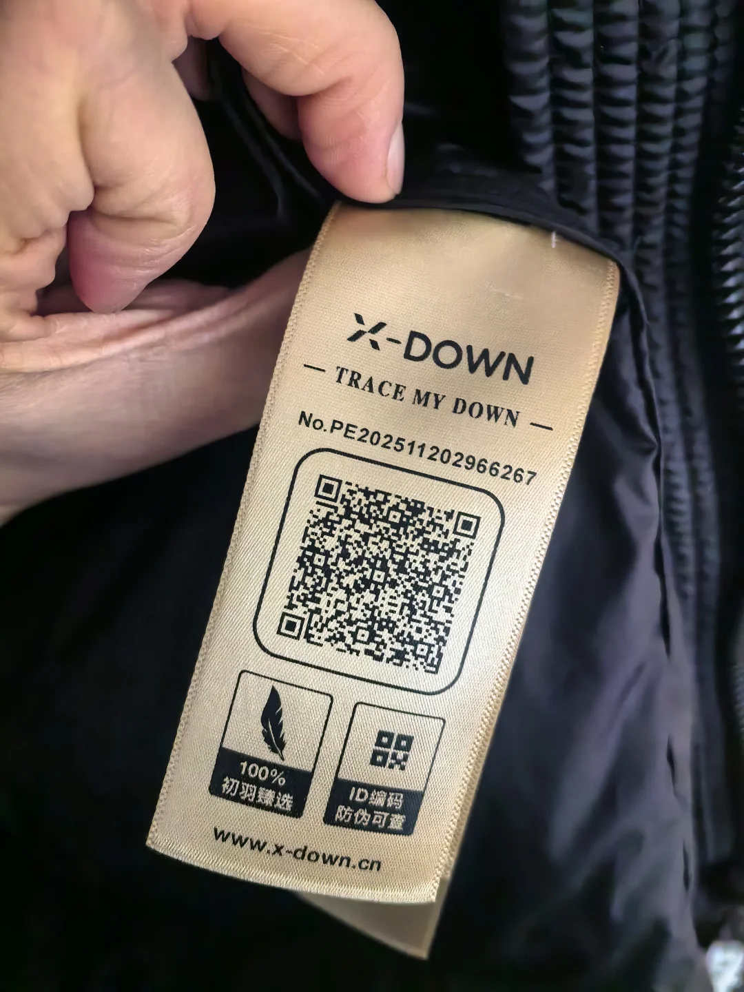 在线帮我看看这个是不是鹅绒服