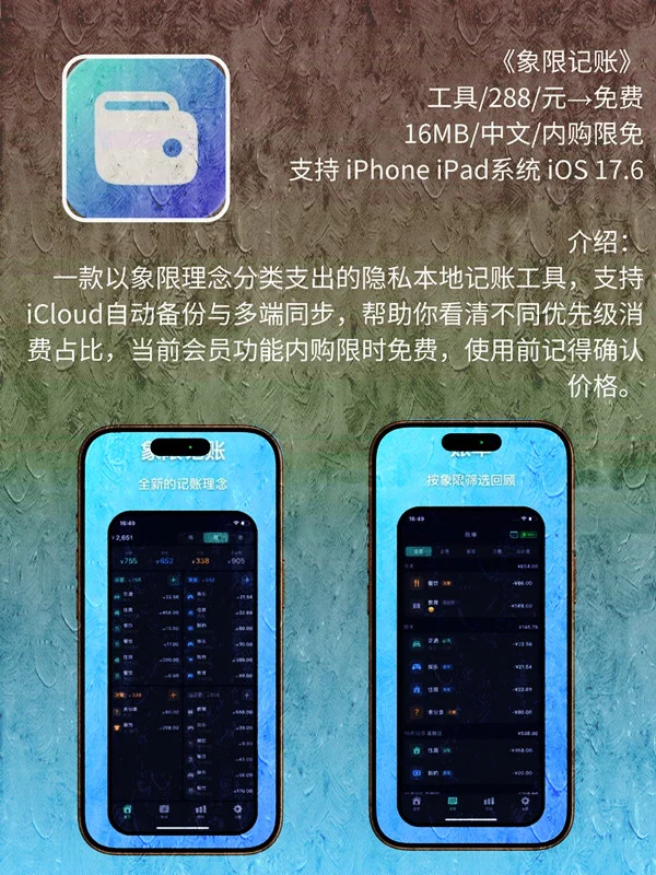 12月 10日 iOS 限免 APP,¥1368→免费