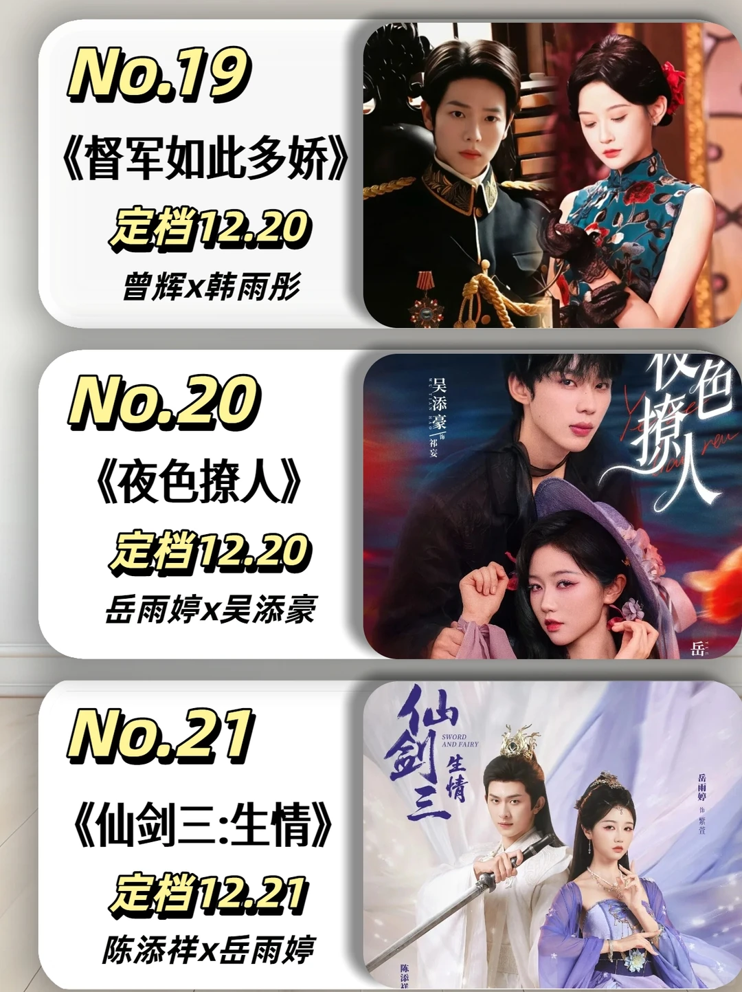 12月热门待播短剧预告来咯，真是好起来了