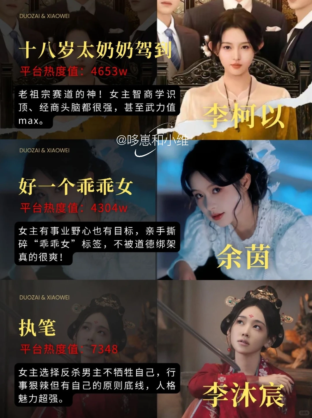 超过瘾的9部女强爽剧❗看完后乳腺通畅