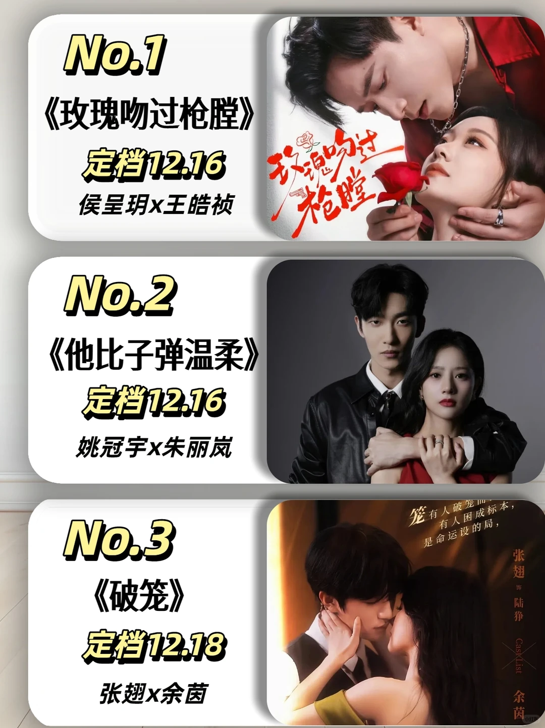 12月热门待播短剧预告来咯，真是好起来了