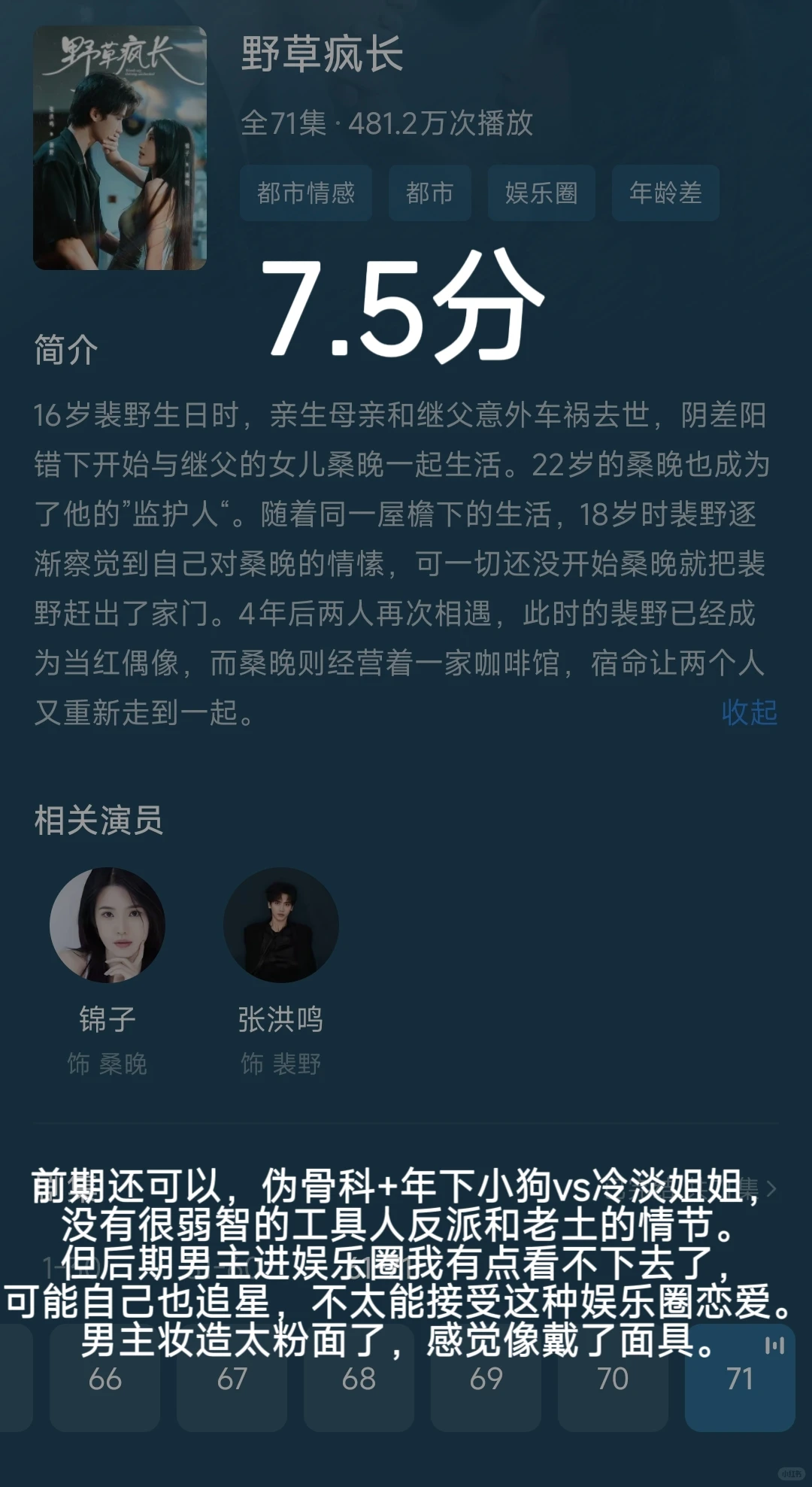 盘一盘近期看的短剧