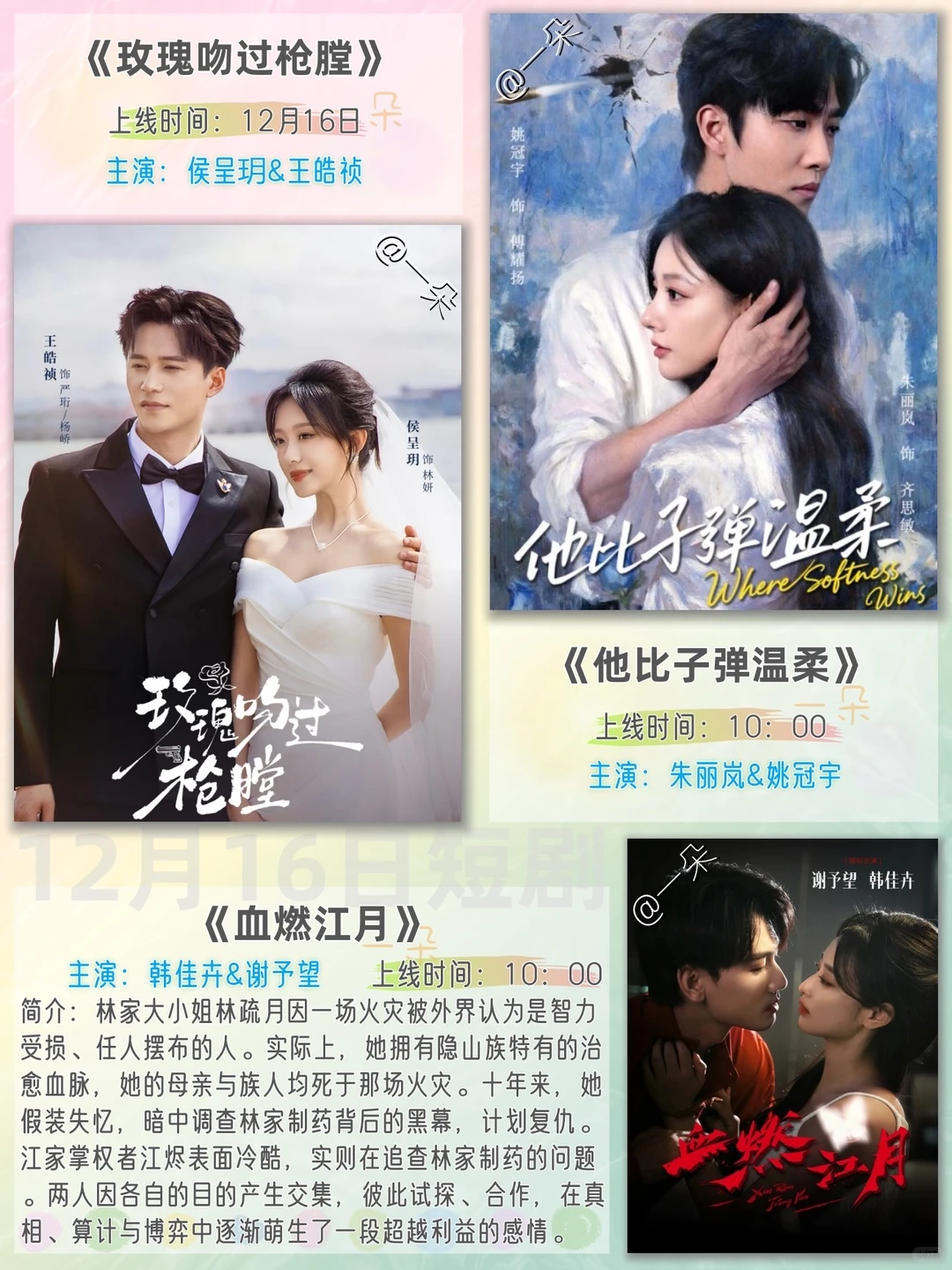 12月16日短剧上新推荐❗️欢迎补充推荐~