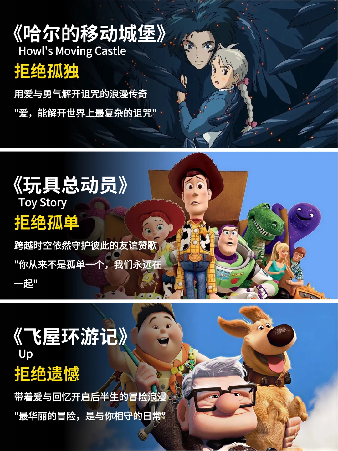 低能量、焦虑时请狂刷这12部高分动画电影❗️