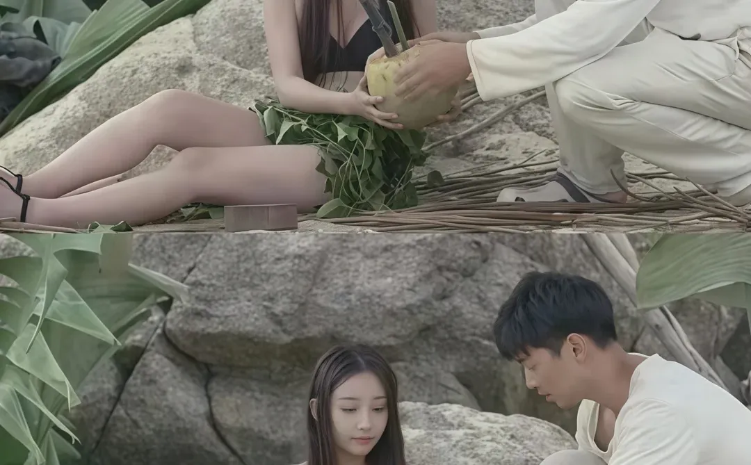 富二代荒岛捡到漂亮女孩，没有道德约束嗨翻