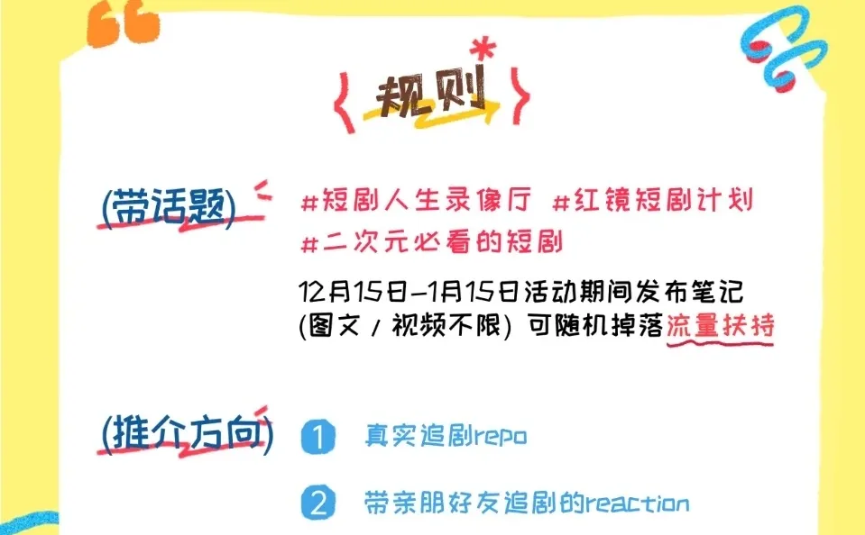 给本二次元拍的短剧吗?是谁想追剧开麦🎤