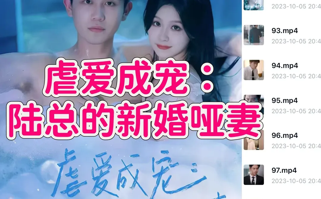 《虐爱成宠陆总的新婚哑妻》已完结可分享！