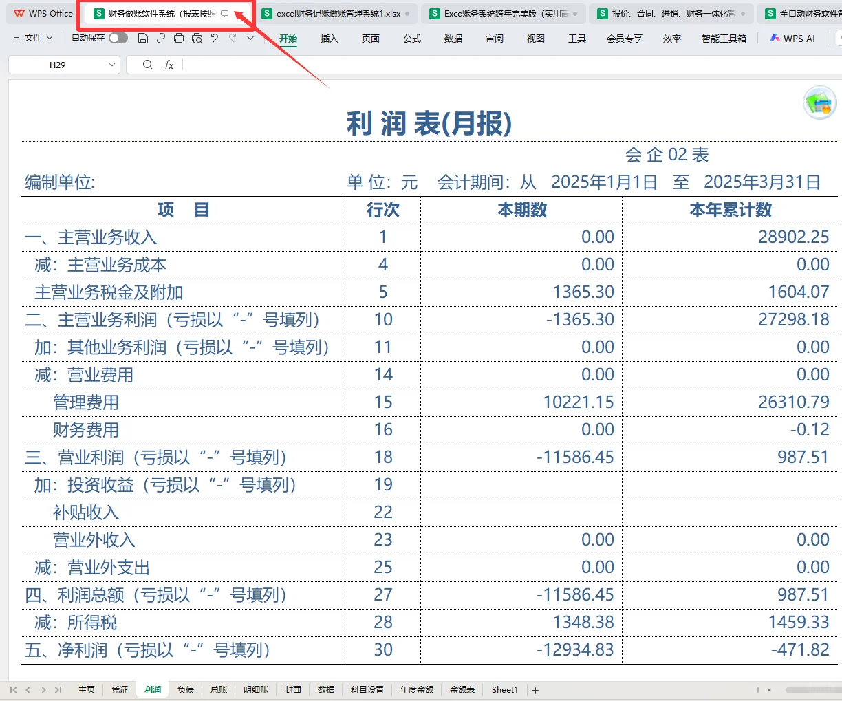 进了个小公司当会.计，结果连财.务软件都没